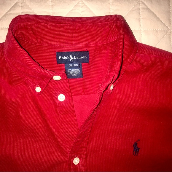 Ralph Lauren Polo | Dress Shirt Sz XL (kids) - Picture 4 of 6